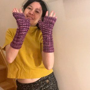 Knit Gloves - open fingers